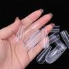 60Pcs Abs Extension False Nail Tips Sculpted Full Cover Nail Tips Fake Finger Uv Gel Polish Quick Building Mold Manicures Tool Set