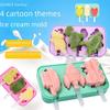 Creative Silicone Ice Cream Popsicle Mold for Homemade Treats