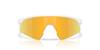 Oakley Солнцезащитные очки Resistor Sweep Матовый белый Prizm 24K 90151128 0OJ9015, 128 мм, Золотой,