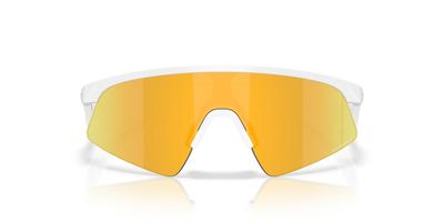 Oakley Солнцезащитные очки Resistor Sweep Матовый белый Prizm 24K 90151128 0OJ9015, 128 мм, Золотой,