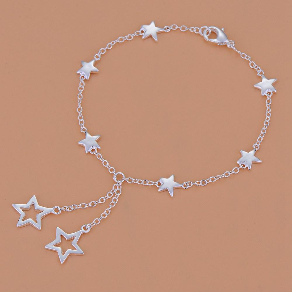 925 Silver Bracelet Heart High Quality Romance Chain For Woman Men Fashion Engagement Party Wedding Jewelry Gift