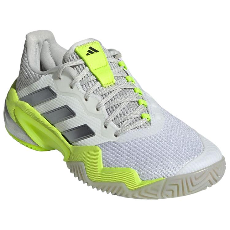 Adidas Barricade 13 Comfortable Versatile Shock Absorbing Durable Low Top Tennis Shoes Women Sneakers Gray Green IH0514