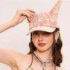Y2K Distressed Baseball Cap Casual Streetwear Hat Kawaii Women's Sun Hat for Women