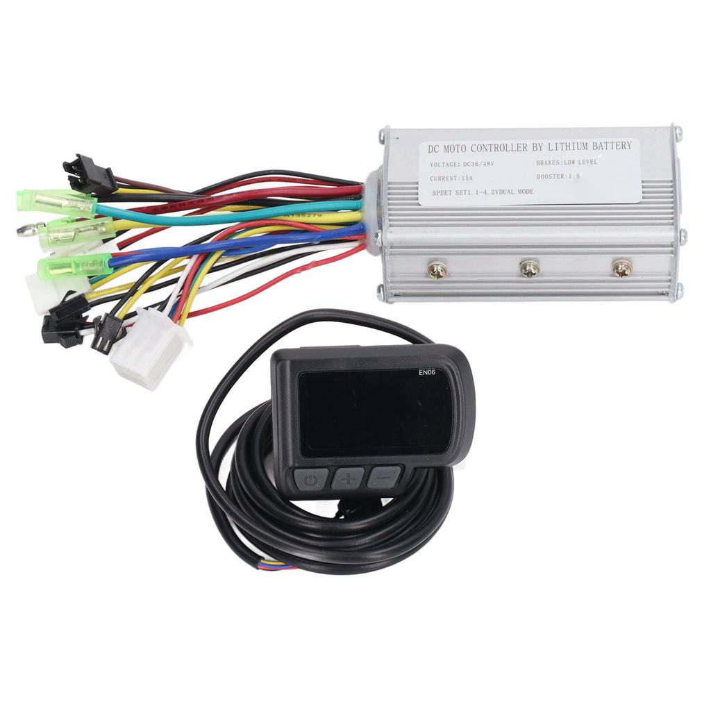 15A 36V 48V Brushless Motor Controller Kit with EN06 LCD Display USB Interface Electric Bike