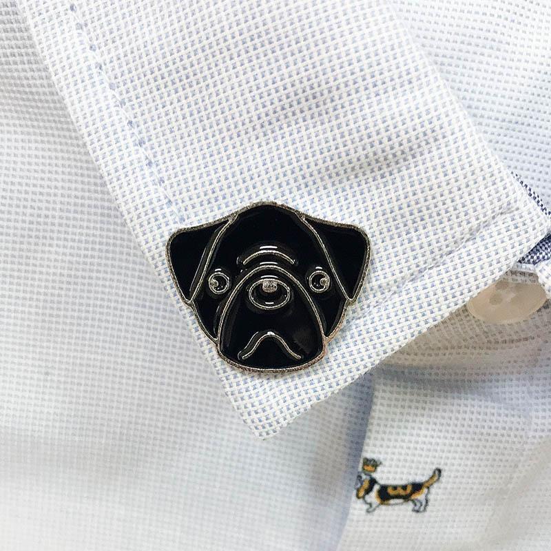 2,5 см одежда, ювелирная сумка, булавка, шляпа, эмблема, корсаж, брошь для собаки, брошь в виде животного из металлического сплава