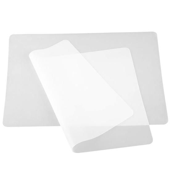 Transparent Dinner Table Placemat Heat Resistant Easy To Clean Scratch-resistant Reusable Protective Placemats