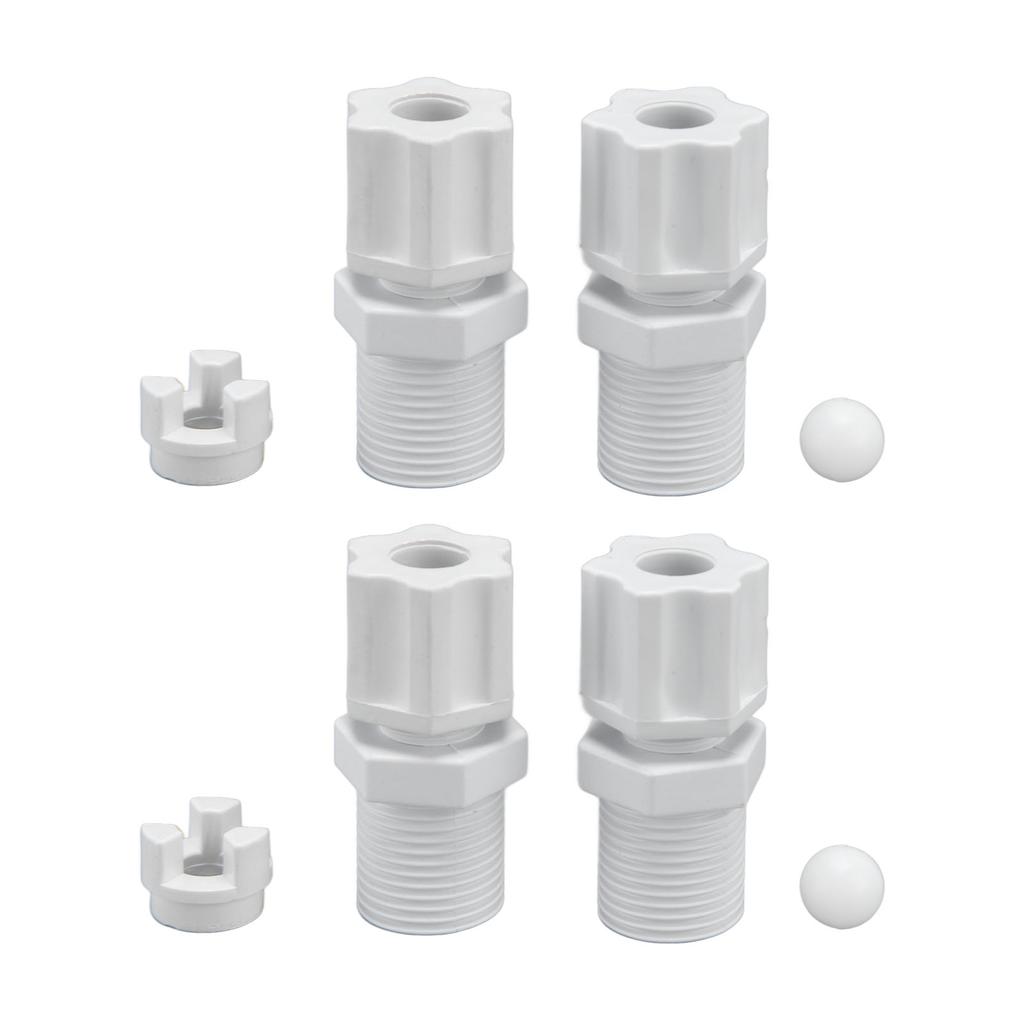 2 Комплекта Обратный клапан Впускной фитинг Адаптер в сборе Аксессуары для чистки бассейна для HAYWARD