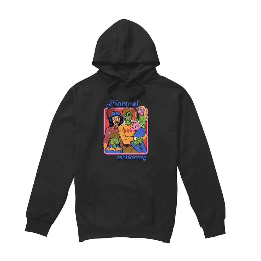Steven Rhodes Unisex Adult Normal Is Boring Hoodie