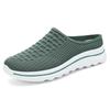 Женские дышащие слипоны-тапочки из Flyknit с закрытым носком - Легкие, с мягкой подошвой для лета