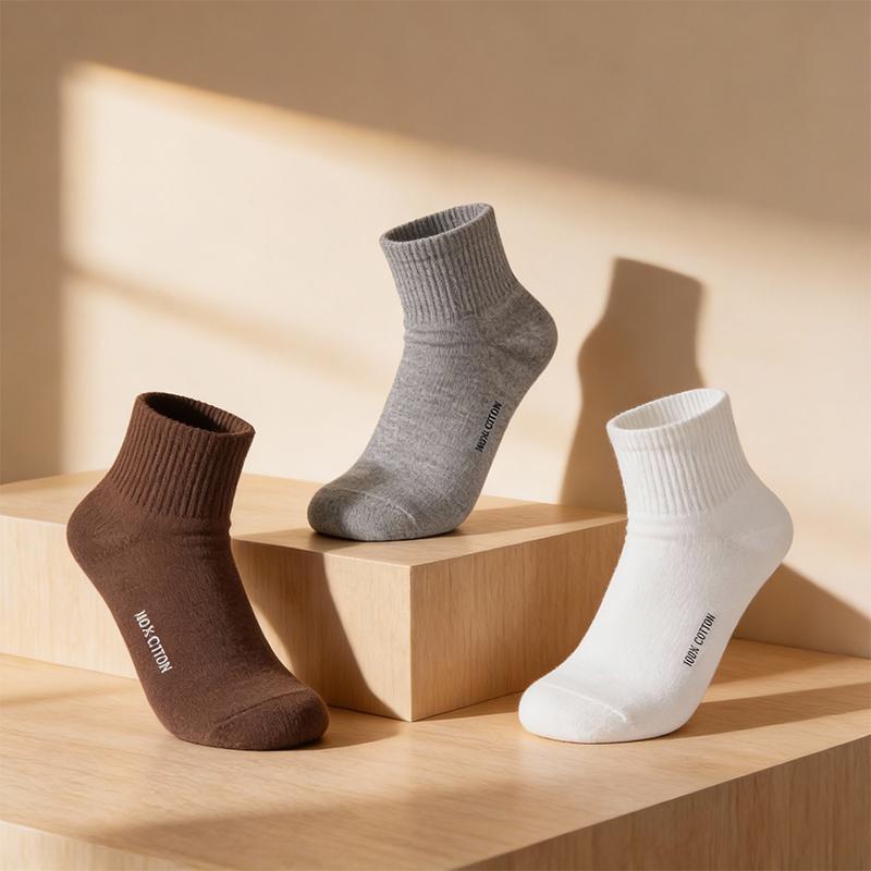 Cotton 10A Antibacterial Non-Slip Unisex Sports Socks - Breathable Moisture-Wicking Gym Socks, No MOQ Factory Direct