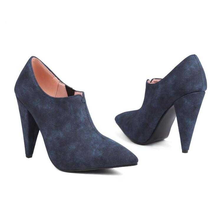 Женские туфли-лодочки, модные туфли на высоком каблуке с острым носком, вечерние, свадебные, пикантные весенне-осенние туфли, черные, красные, желтые, синие, размеры 34-43