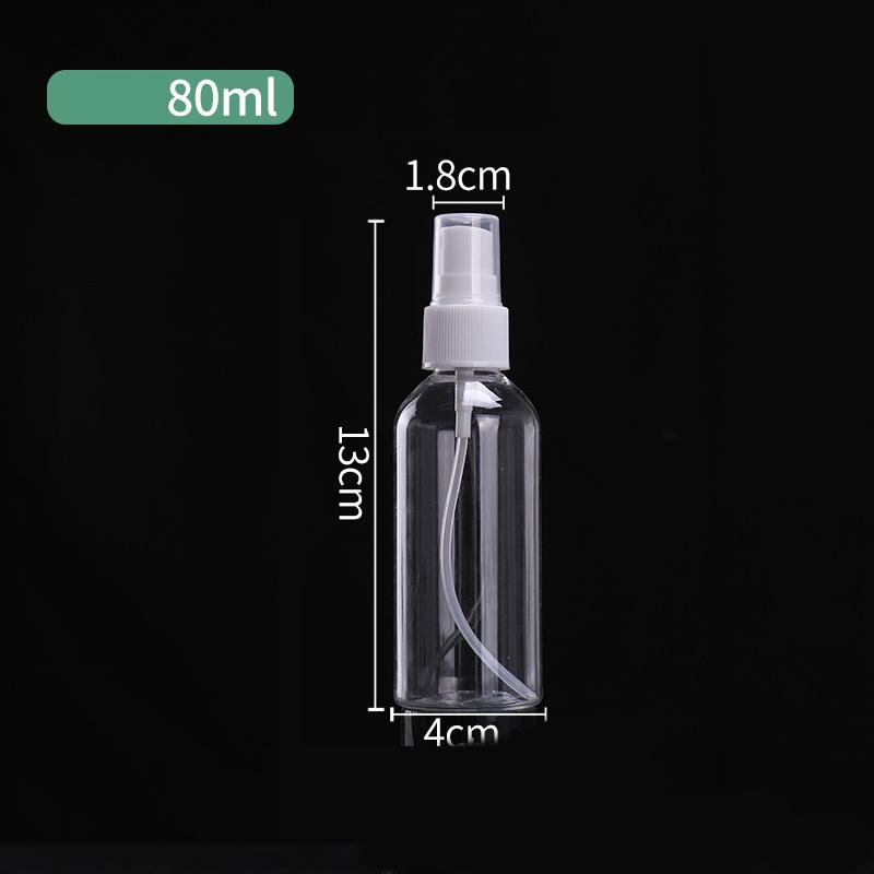 1 шт. Бутылка Прозрачный пластик Пустая бутылка-спрей Портативная Многоразовая Парфюмерия Прозрачный Диспенсер для образцов Маленькая бутылка-спрей