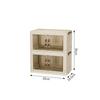 Desktop Multi-function Dustproof Storage Cabinet with Drawers for Office Stationery
