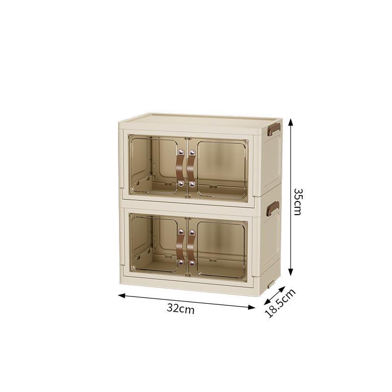 Desktop Multi-function Dustproof Storage Cabinet with Drawers for Office Stationery