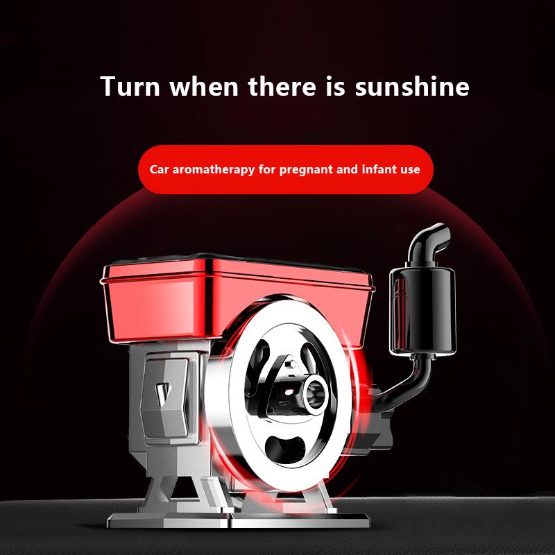 Автомобильные масляные диффузоры Вращающийся автомобильный диффузор духов на солнечных батареях Имитация двигателя трактора Автомобильный диффузор духов Автомобильная ароматерапия