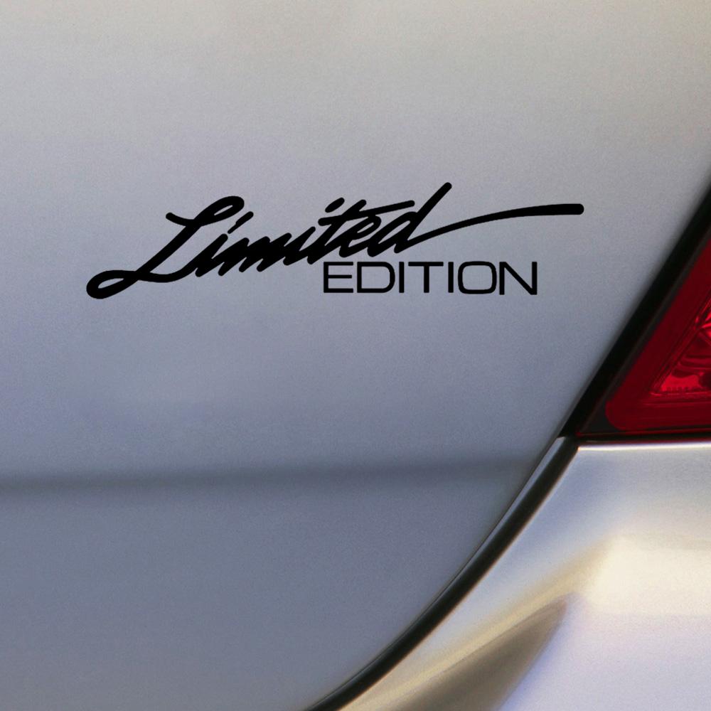 1 шт. Универсальные автомобильные наклейки ОГРАНИЧЕННОГО ТИРА, наклейки для декора окон автомобиля, эмблема кузова автомобиля, аксессуары для внешнего стайлинга автомобиля