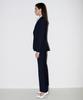 Chaenyuyog Sassy Straight Trousers [Navy]