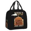 Custom Marcus The Worm Robert Help Thermal Insulated Lunch Bag Women Portable Lunch Container for Travel Multifunction Food Box