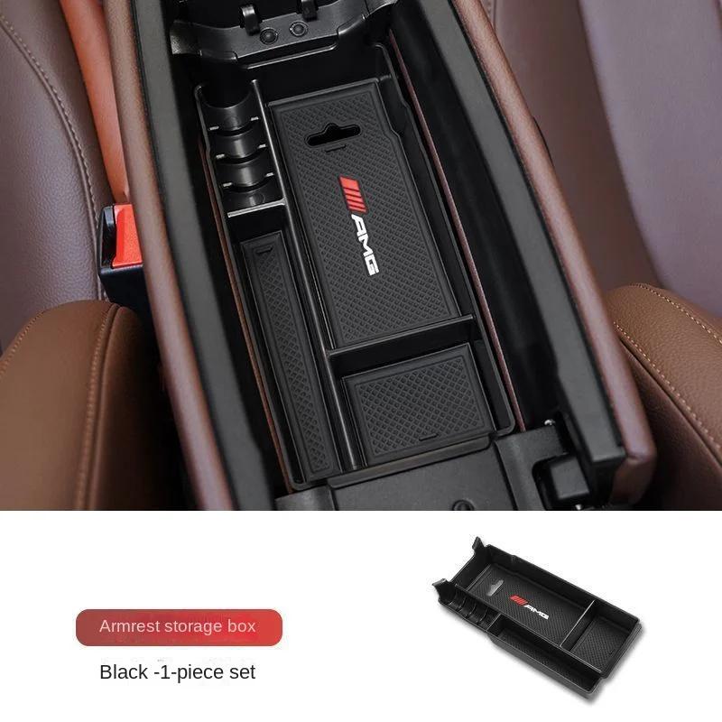 Для Mercedes-Benz GLB220 GLB180 200 EQB 2020 2024 2024 Дверная передняя и задняя ручка Ящик для хранения подлокотника центрального управления Автомобильное хранение