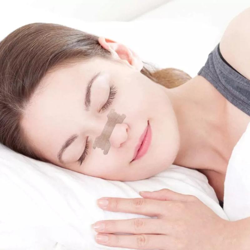 100 шт. Назальные полоски против храпа для облегчения дыхания, уменьшения храпа, полоски для дыхания носом, антихраповый стикер