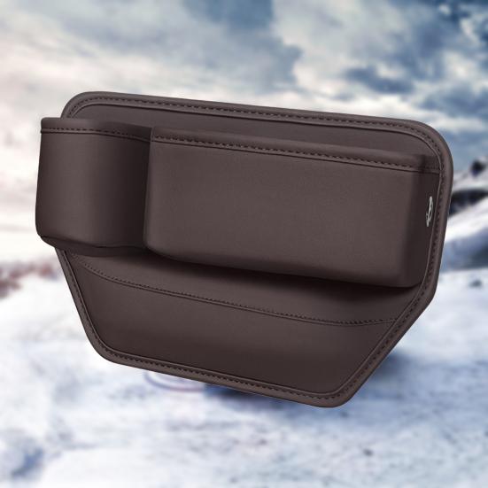 Ящик для хранения, заполнитель щелей в автомобильном сиденье с подстаканником, большая вместимость, легко устанавливается на сиденье