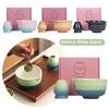 Smooth Matcha Whisk Stand Ceramic Tea Salad Soup Bowl Tea Ceremony Tool for Tea Set Accessories