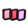 3Pcs Red Pink Purple Underwater Diving Filters Set for Gopro Hero 5   6