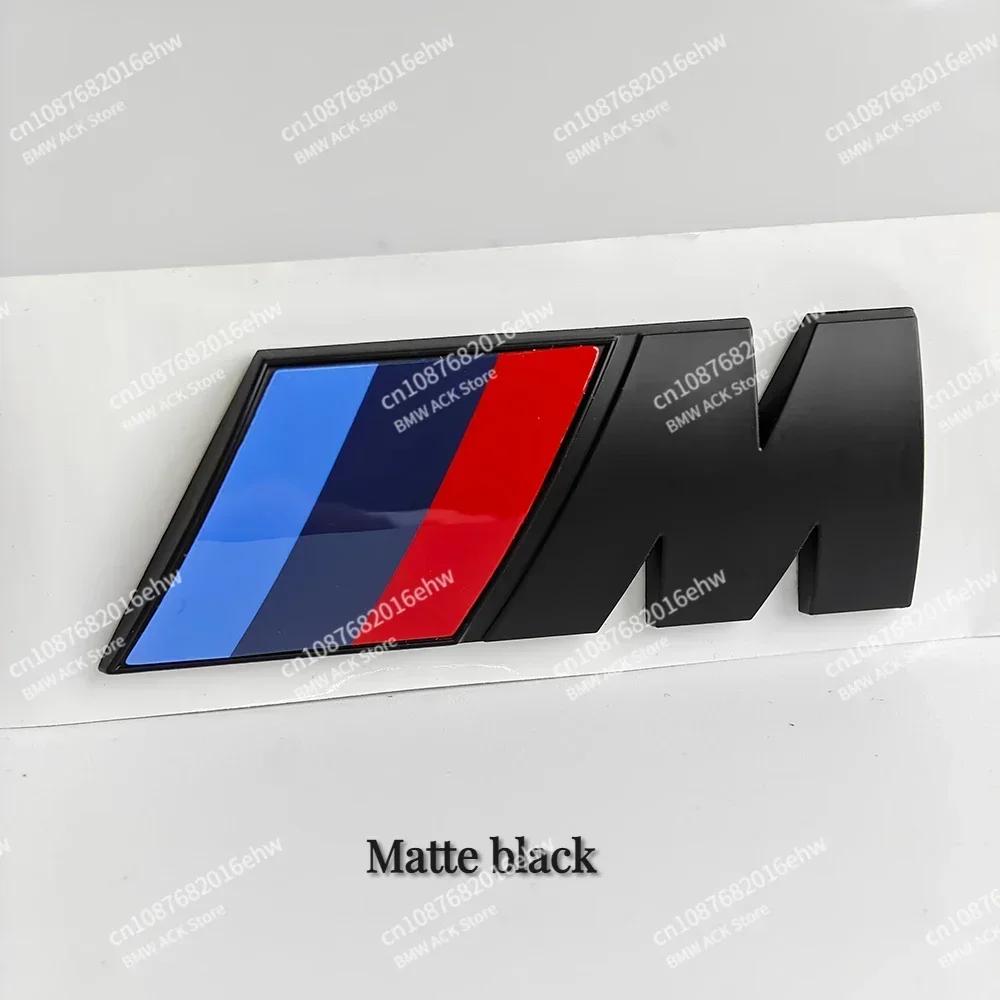 For BMW 1 SF203D ABS M Logo Car Body Side Badge Body Rear Trunk Decor Sticker Car Modification Accessorie For All BMW M Power X1 X3 X5 X7 E71