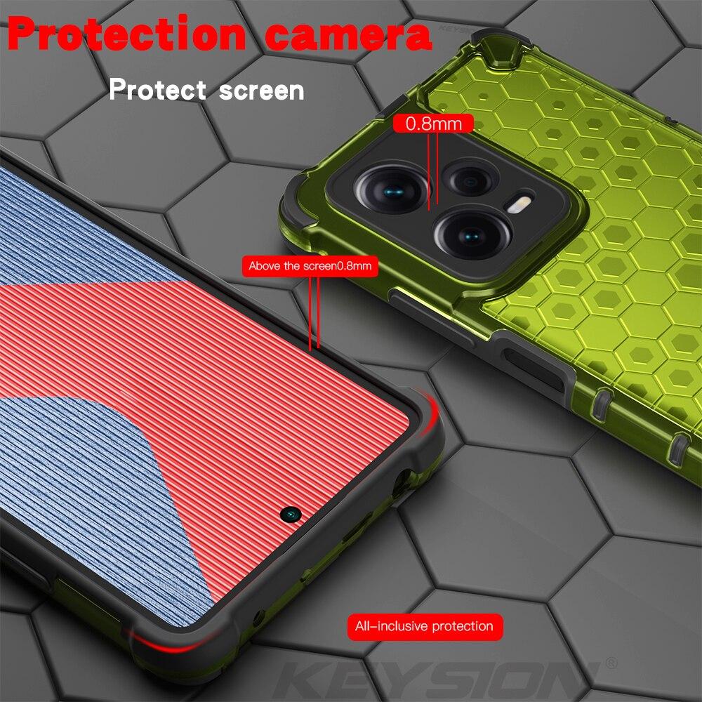 KEYSION Противоударный защитный чехол для Redmi Note 12S 12 Pro 4G, прозрачный сотовый чехол для телефона Xiaomi Redmi Note 12 Pro + 5G
