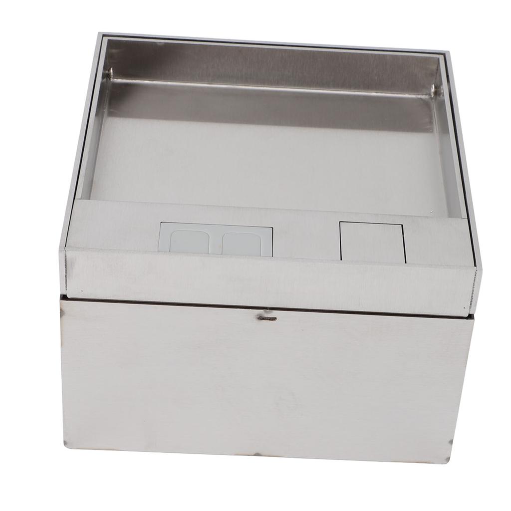 Встраиваемая напольная розетка из нержавеющей стали, скрытая напольная розетка, встроенная, водонепроницаемая, IP44