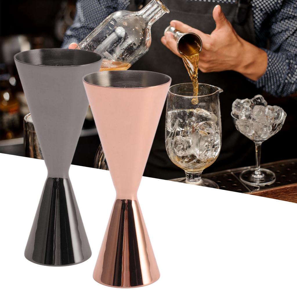 Двойной мерный стакан для коктейлей из нержавеющей стали, инновационный мерный стакан для вина, мерный стакан для бармена, мерный стакан для коктейлей объемом 1/2 унции