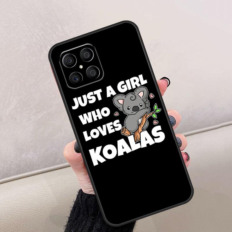 cartoon watercolor animal koala For Honor Magic 8 7 5 6 Lite Case For Honor 200 400 Pro X9d X9c X9b X9a X8c X8b 70 90 Win RT