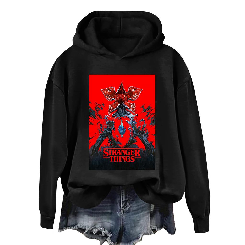 Women's And Men's Unisex Fashion Outfit Sweatsuit Printed Long Sleeved Casual Hooded Sweatshirt
