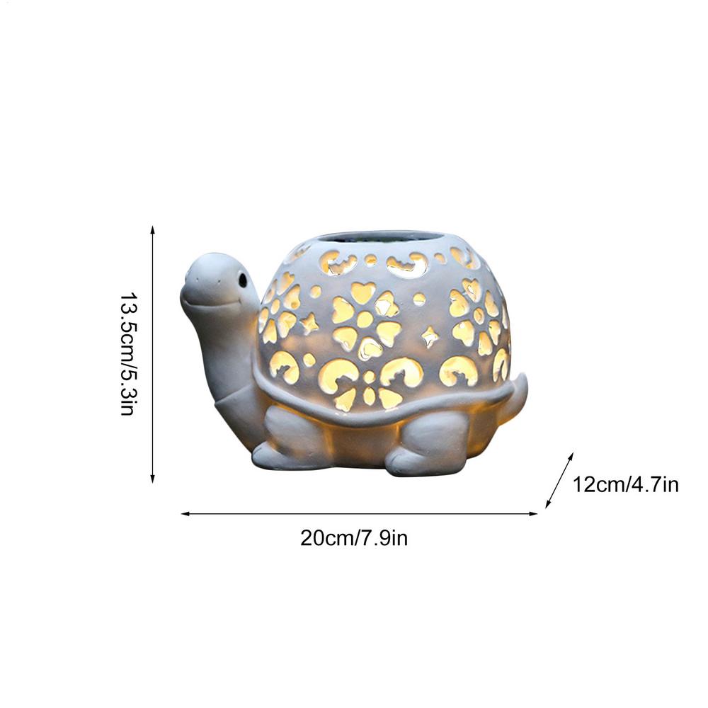 Солнечные фонари Уличные Водонепроницаемые Светодиодные Фонари-Черепахи Солнечные Садовые Фонари Фигурки Животных для Двора Патио Веранды Газона Дорожки