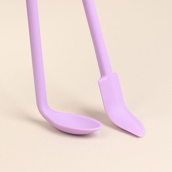 3Pcs Silicone Spatula Set Mini Jar Scraper Small Makeup Lotion Stirrer Mini Spatula for Jars Cosmetics Creams