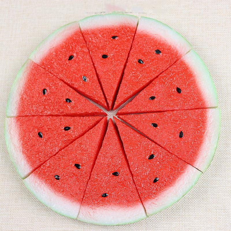 1 Pcs Simulated Watermelon Simulation Slices Clip Hair Fake Fruits Model Decoration Food Photography Props