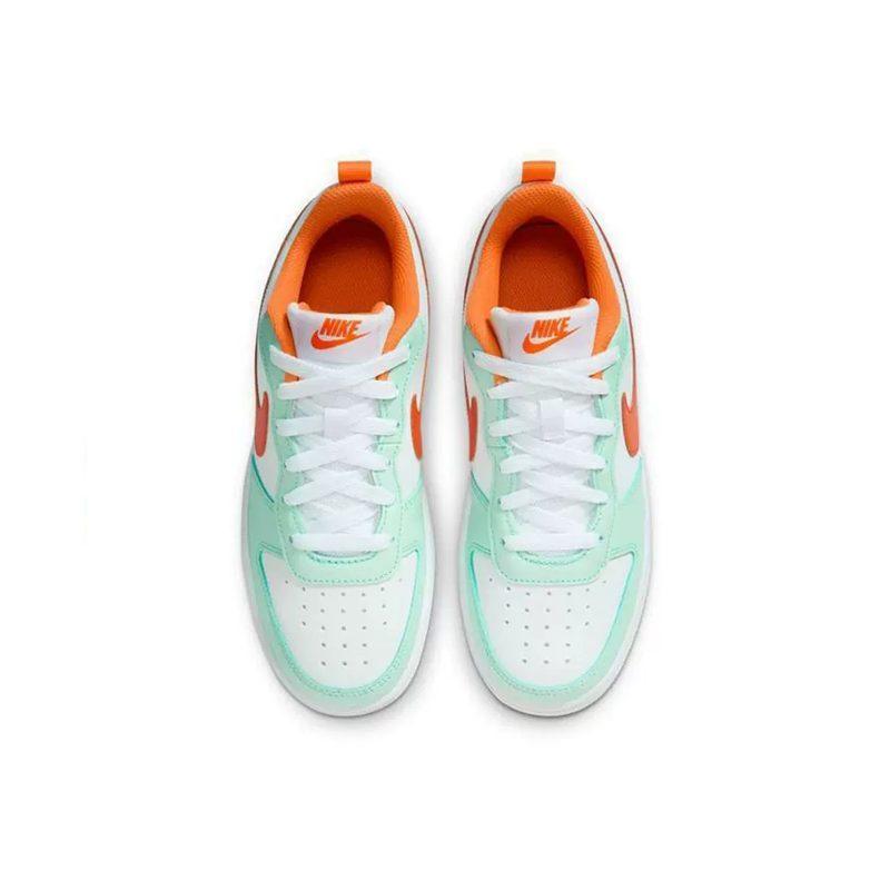 Nike Кроссовки Court Borough Low 2 Мятная пена Безопасный оранжевый Детские FN3687-181