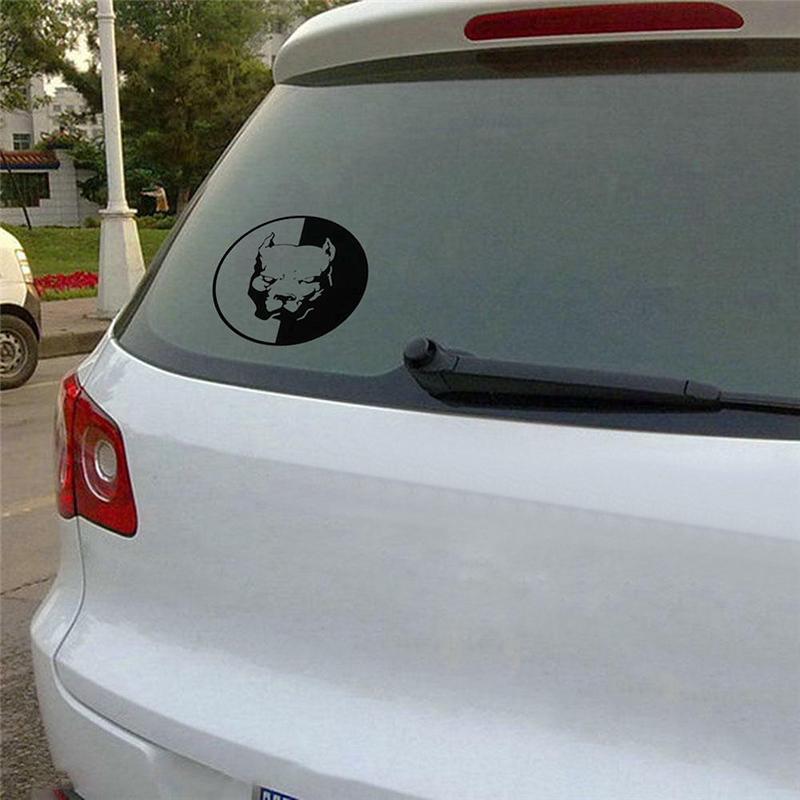 Автомобильная водонепроницаемая наклейка с изображением бульдога для домашних животных