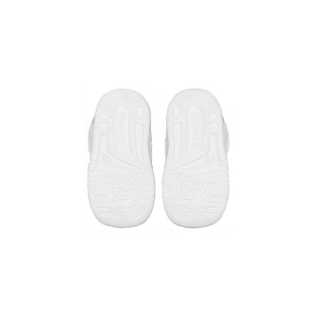Jordan Max Aura Air Ретро Удобные Амортизирующие Прочные Кроссовки с Высоким Верхом для Ходьбы Детская Обувь Черно-Белые AQ9215-121