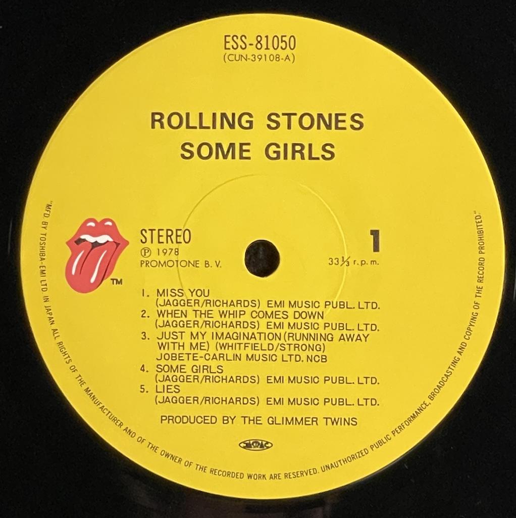 [Preloved] THE ROLLING STONES - SOME GIRLS | Vinyl Record Obi | Shipped from Japan | USED