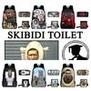 Набор рюкзаков для розыгрышей Skibidi Toilet Веселый и универсальный, Доступны разные цвета и размеры, Подходит для всех полов