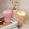 Girl Concrete Vase Silicone Mold Diy Candle Jar Mold Flower Pot Plaster Epoxy Resin Molds Home Decor