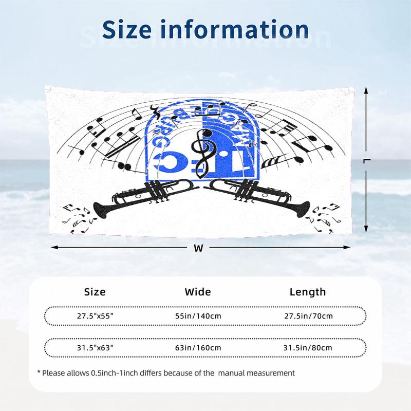 1.FC Magdeburg Microfiber Beach Towel Quick Dry Sand Free Lightweight Beach Towels for Travel Swimming Camping