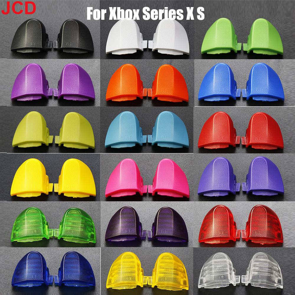 JCD 18 Colors For Xbox Series X S XSX XSS Core Controller RB LB Bumper RT LT Trigger Button Middle Bar Holder Repair Parts