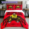 3pcs Duvet Cover Set (1*Duvet Cover + 2*Pillowcase, Without Core), Billie Eilish Print Bedding Set, Bedroom Decor, All‑Season, Birthday Gift