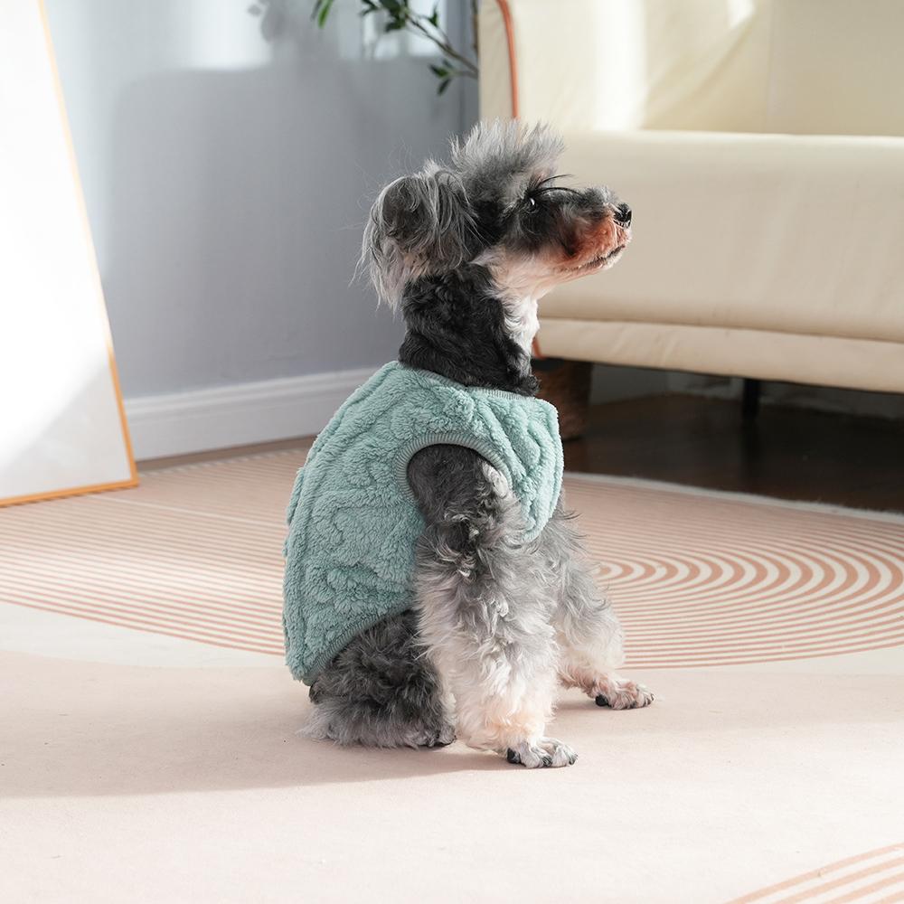 Флисовый жилет для домашних животных, теплая одежда для собак маленьких и средних пород, кошек, мягкая и уютная толстовка для щенков, костюм шнауцера и йоркширского терьера