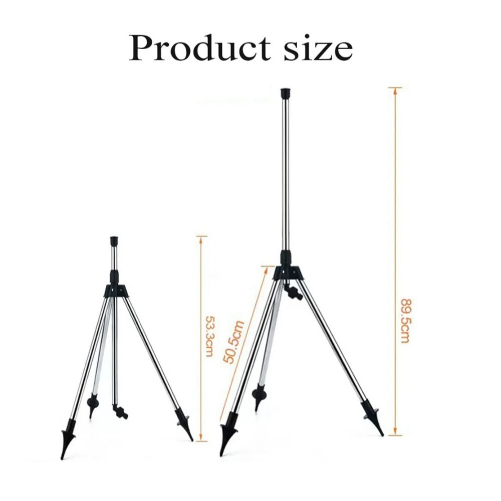Telescopic Irrigation Sprinkler Head 360°Rotary Rotating Sprayer Tripod Sprinkler  Horticultural