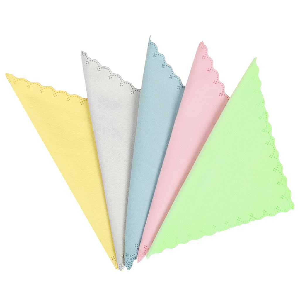 5Pcs String Instrument Polishing Cloth for Guitar Violin Brass Instruments Cleaning Cloths, Soft Microfiber Clean Cloths