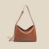 American Soft Leather Large Capacity Tote Bag for Women In Autumn New Versatile Daily Commuting Shoulder Bag Minimalist Style Crossbody Bag
