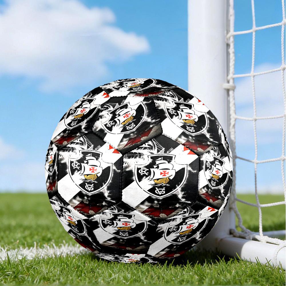 Vasco Football Club Printed Size 5 Soccer Balls, High-Quality, Anti-Slip, Protective Football, A Unique Gift , Birthdays, Christmas Gifts